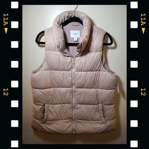 Old Navy Puffer Vest (Grey Taupe)